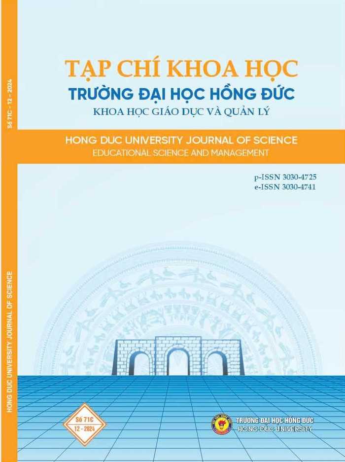 Hong Duc University Journal Recognized by Six Academic Professor Councils